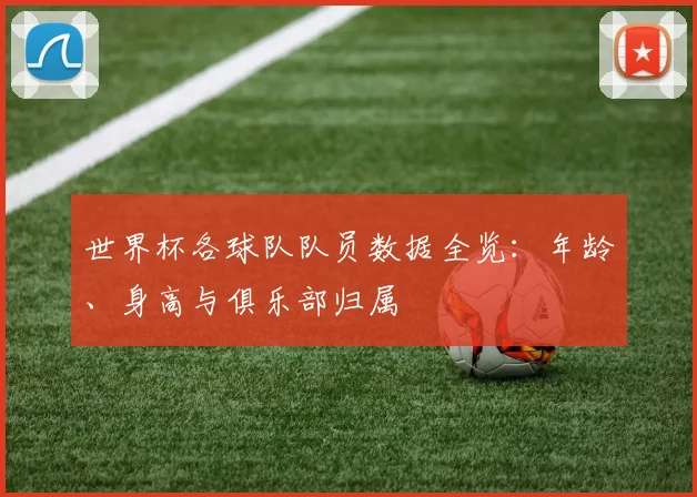 世界杯各球队队员数据全览：年龄、身高与俱乐部归属