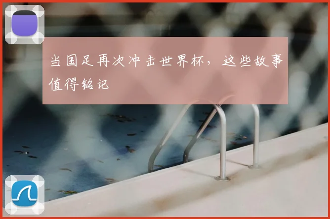 当国足再次冲击世界杯，这些故事值得铭记